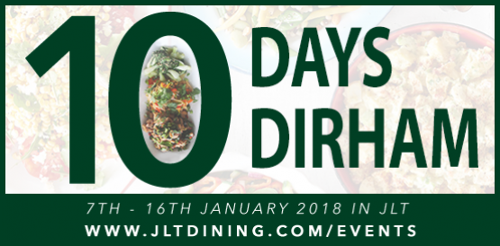 January 2018: 10 Days. 10 Dirham!
