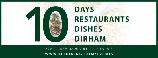 January 2019: 10 Days. 4 Dishes. 10 Dirham!